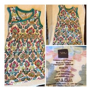 Tea Collection India Holi Wrap Neck Dress